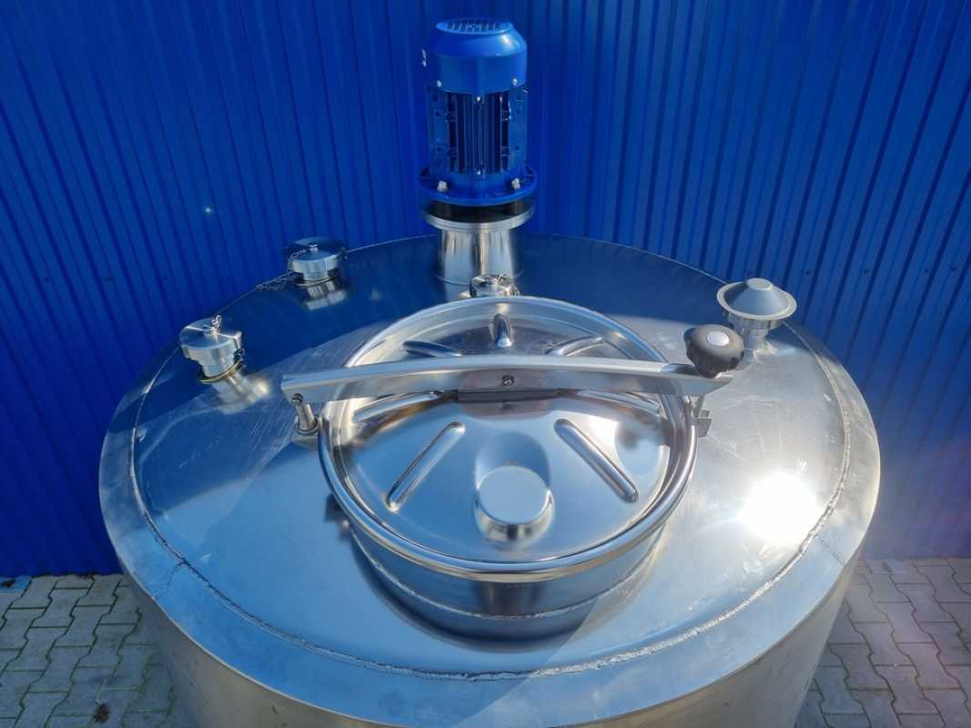 1533L heiz-/kühlbarer Edelstahl Rührwerksbehälter mit Thermoplates und Isolierung